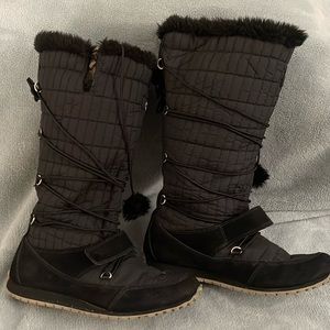 Timberland Black winter boots Women’s size 9